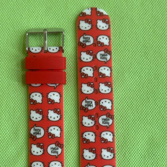 HELLO KITTY WATCH BAND FOR APPLE WATCH:NIB FITS 38/40/41mm APPLE WATCH RED+ - Picture 8 of 11